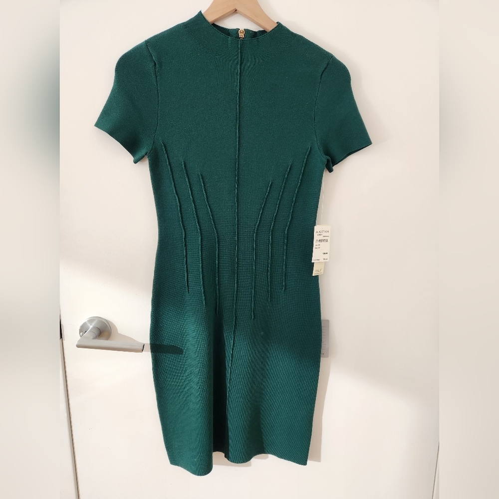 Eliza J Green Short Sleeve Dress
